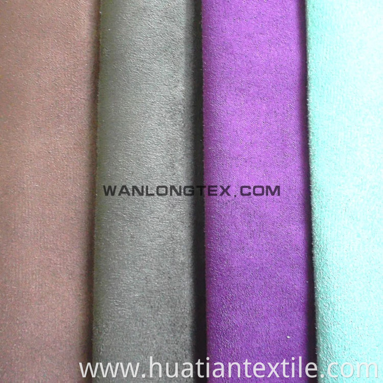 75D*160D*2 double weft woven suede for home textile